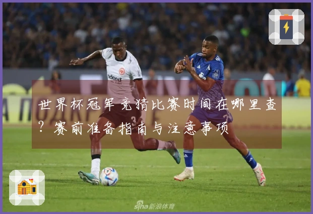 世界杯冠军竞猜比赛时间在哪里查？赛前准备指南与注意事项